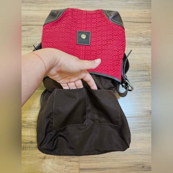 Coach Messenger Shoulder Bag Flap Jacquard Mini C Signature 6377 - Picture 8 of 17